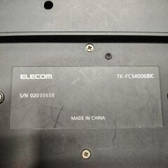 ★ELECOM コンパクトフルキーボード TK-FCM006BK♪の画像