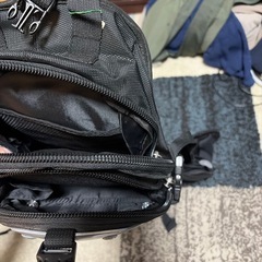 アルミプレート付き リュックバッグの画像