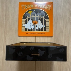 お菓子缶　モロゾフ　ハロウィン 2025の画像
