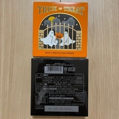 お菓子缶　モロゾフ　ハロウィン 2025の画像