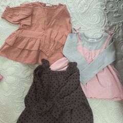 100サイズ 女の子 長袖 ジャケット カーディガン チュニック 冬服 ZARA すみっコぐらしの画像