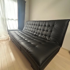 高級感のあるセミダブル　ソファベッドの画像
