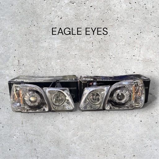 EAGLE EYES ランクル100 LX470 イカリング ヘッドライト