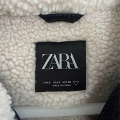 ZARAデニム　コンビデニムジャケットの画像