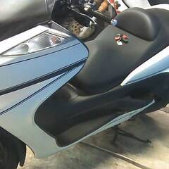 YAMAHA グランドマジェスティ250 白 エンジン始動動画 自賠責保険で乗れます 半額配送キャンペーン 現状渡し諸経費￥0 P-Yardの画像