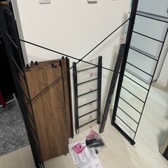「新品」突っ張り壁面収納 の画像