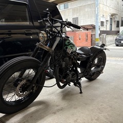 tw200 2JL 車体　チョッパー仕様の画像