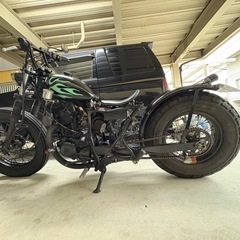 tw200 2JL 車体　チョッパー仕様の画像