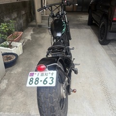 tw200 2JL 車体　チョッパー仕様の画像