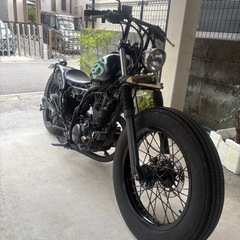 tw200 2JL 車体　チョッパー仕様の画像