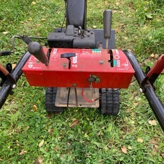 【栗山】コマツ 除雪機 KSS6S セル式 手動シューター ガソリン 5馬力 ヤナセ 5hp 動作確認済みの画像