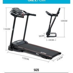 電動ランニングマシン ルームランナー MAX12km/h マット付き フィットネスマシーン ダイエット器具 有酸素運動 静音 折りたたみの画像