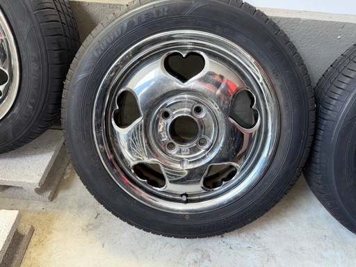 155/65R14 夏タイヤホイールセット(ラパン
など)  