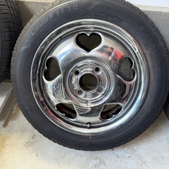 155/65R14 夏タイヤホイールセット(ラパン
など)  の画像