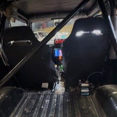 ジムニー　ja11改　エアロッカー　ダウンギア　ロールバーの画像