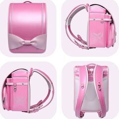 【新品】最新 女の子ランドセル アナイスモデル 高級 パール生地 6年保証 特典付 全国送料無料 スクールバック 小学生通学カバン ピンクの画像
