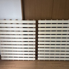 無印ベットフレームセミダブル　すのこタイプの画像