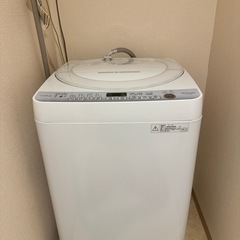 SHARP/シャープ　7㎏　洗濯機　ES-T709-W　2017年製の画像