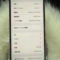 iPhone 12 PRO MAX 256GB ゴールド 国内版 SIMフリー 美品」純正バッテリ交換100％ 値下げ不能の画像