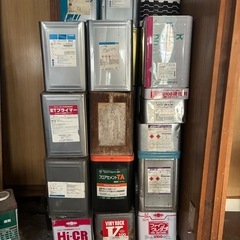 【無料】ペンキや塗料・シンナー・プライマーなどまとめて引き取り希望（業者・DIY向け）の画像