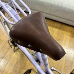 自転車 パープル SHIMANO6段変速ギア の画像