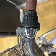 自転車 パープル SHIMANO6段変速ギア の画像