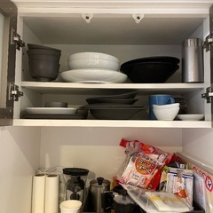 ニトリ食器棚美品です。の画像