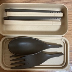 【新品・未使用】スプーン、フォーク、箸2セットの画像