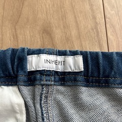 INHERIT ストレートデニムパンツ ブルーの画像