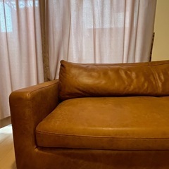 関家具　ソファ　レザーテックスの画像