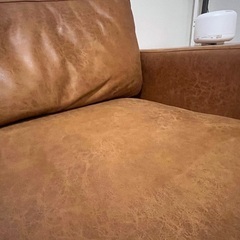 関家具　ソファ　レザーテックスの画像