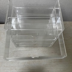 無印良品　クリア収納ケース　4段の画像