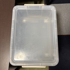(取引決定済)透明収納ケースの画像