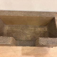 猫　爪研ぎ　使用感ありありの画像