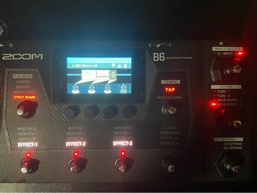 ZOOM B6 ベースマルチエフェクター