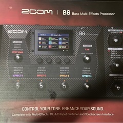 ZOOM B6 ベースマルチエフェクターの画像