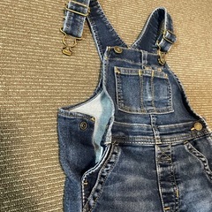 baby gap サロペットデニム　カバーオールの画像