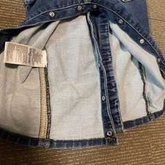 baby gap サロペットデニム　カバーオールの画像