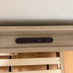 ダブルベッド+マットレスの画像