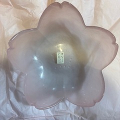 はなほのか 桜 ガラス食器 5点セット ピンク 硝子 ガラス ヒロタの画像