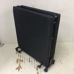  25128  折り畳みシングルベッド ストッパー付きキャスター    ◆大阪市内・東大阪市他 6,000円以上ご購入で無料配達いたします！◆ ※高槻・枚方方面◆西宮・尼崎方面◆生駒方面　それぞれ条件付き無料配送あり！            の画像