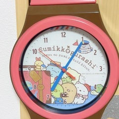 すみっコぐらし　掛け時計の画像