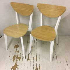  25125  バタフライ式ダイニングテーブル椅子2脚セット IKEA   ◆大阪市内・東大阪市他 6,000円以上ご購入で無料配達いたします！◆ ※高槻・枚方方面◆西宮・尼崎方面◆生駒方面　それぞれ条件付き無料配送あり！            の画像