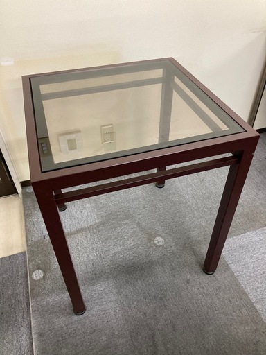 ガラストップディスプレイテーブル