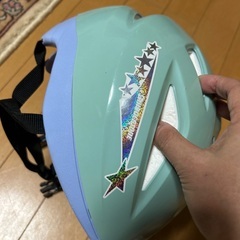 ヘルメット　子供用　水色の画像