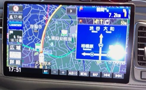 Panasonic有機ELナビです。