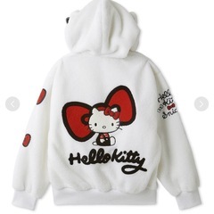 【新品未使用】SNIDEL キティちゃん プレミアムパーカー スナイデル【HELLO KITTY】プレミアムパーカー