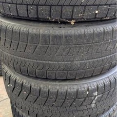 195/65R15冬タイヤ付スチールホイールセット1台分の画像