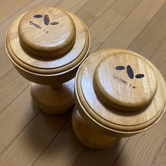 木製ダンベル(1kg × 2個)の画像
