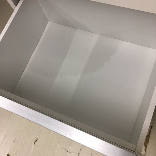  25142  3枚扉キッチンボード　食器棚　幅105cm 内田工芸   ◆大阪市内・東大阪市他 6,000円以上ご購入で無料配達いた